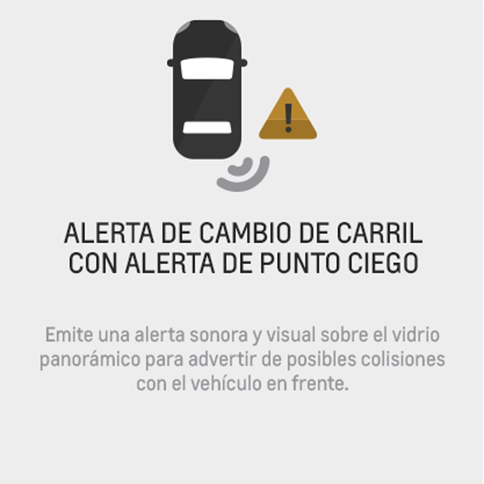 La SUV Chevrolet Blazer RS cuenta con tecnología de alerta de punto ciego