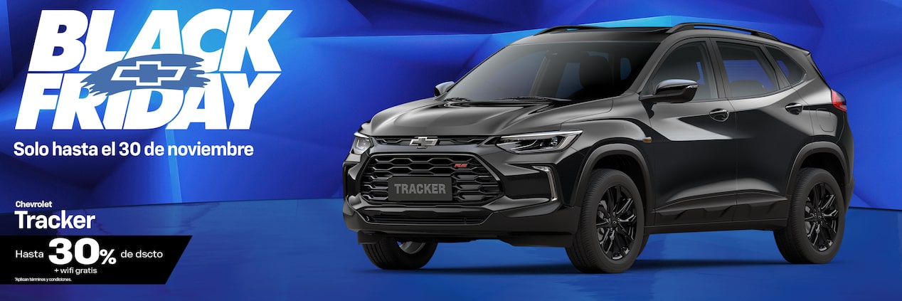 Chevrolet Tracker disponible en este Black Friday